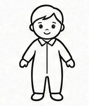 a drawing of a person in a suit.webp